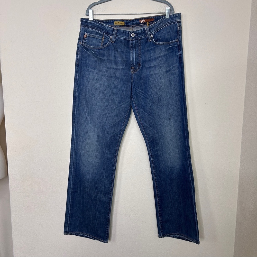Adriano Goldschmied Men’s The Protoge Wide Leg Jeans | Size 38x34